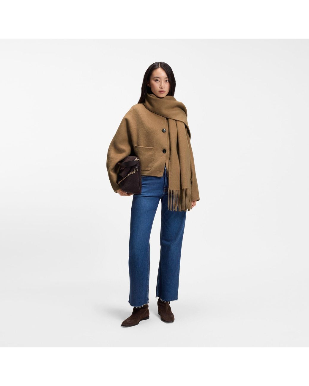 Boss Brown Cafrina Coat Ld64