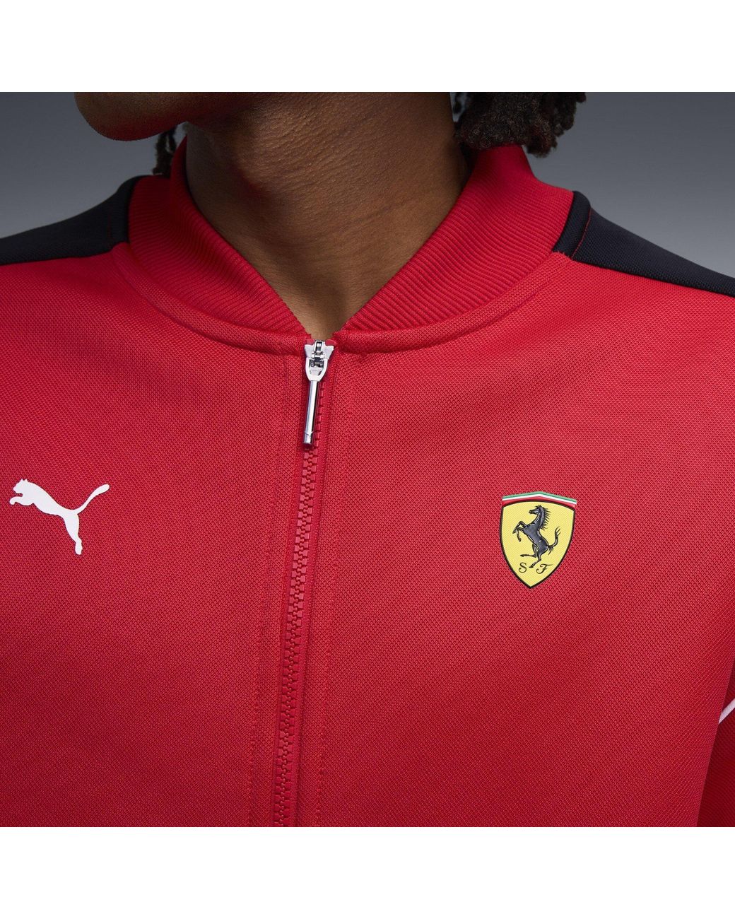 PUMA Red Ferrari Mt7 Track Jacket for men