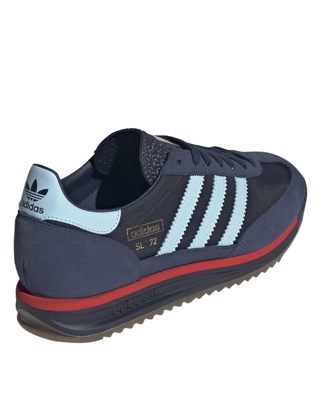 Adidas Originals Blue Sl 72 Rs Leather Low-Top Trainers for men