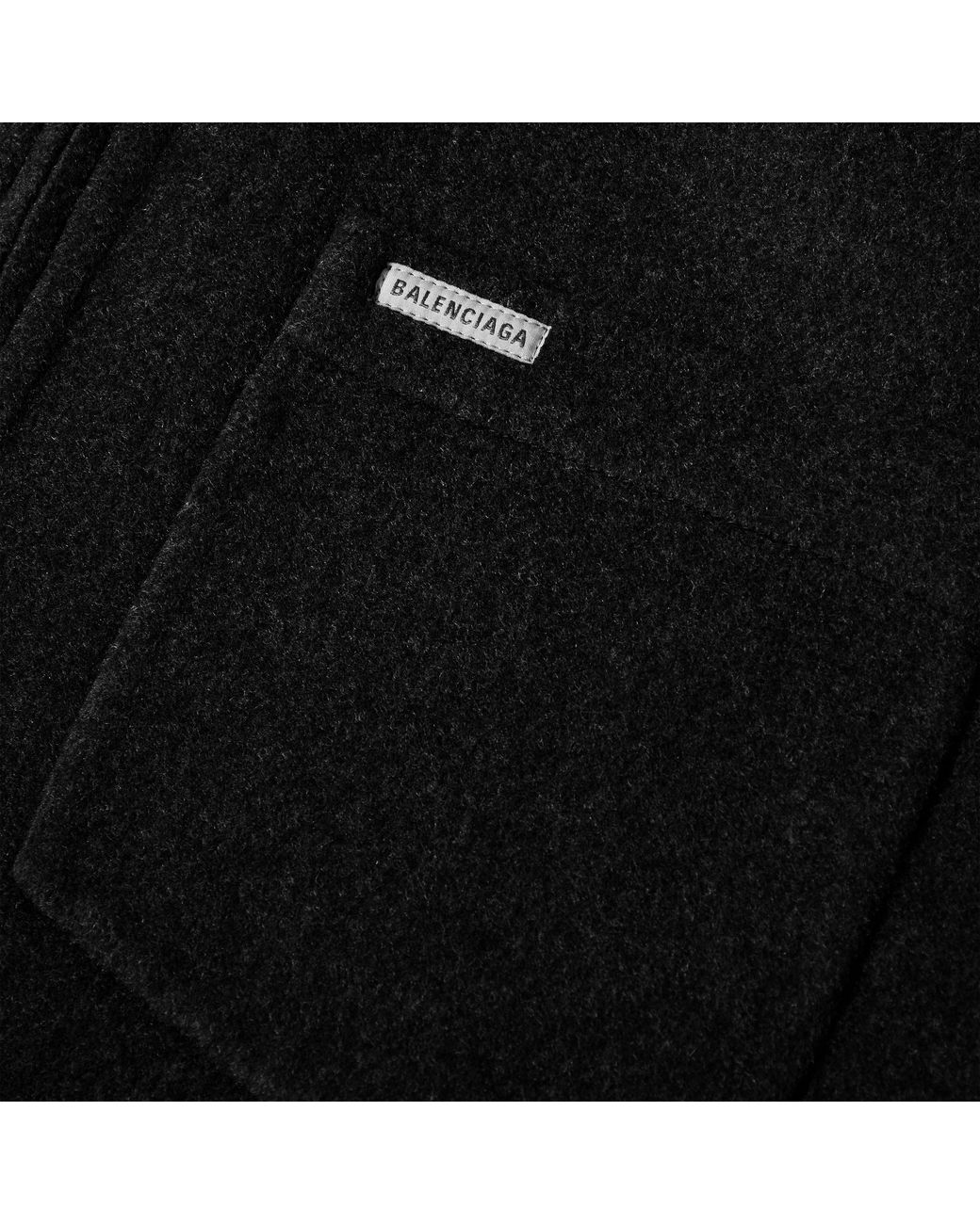 Balenciaga Black Overshirt for men