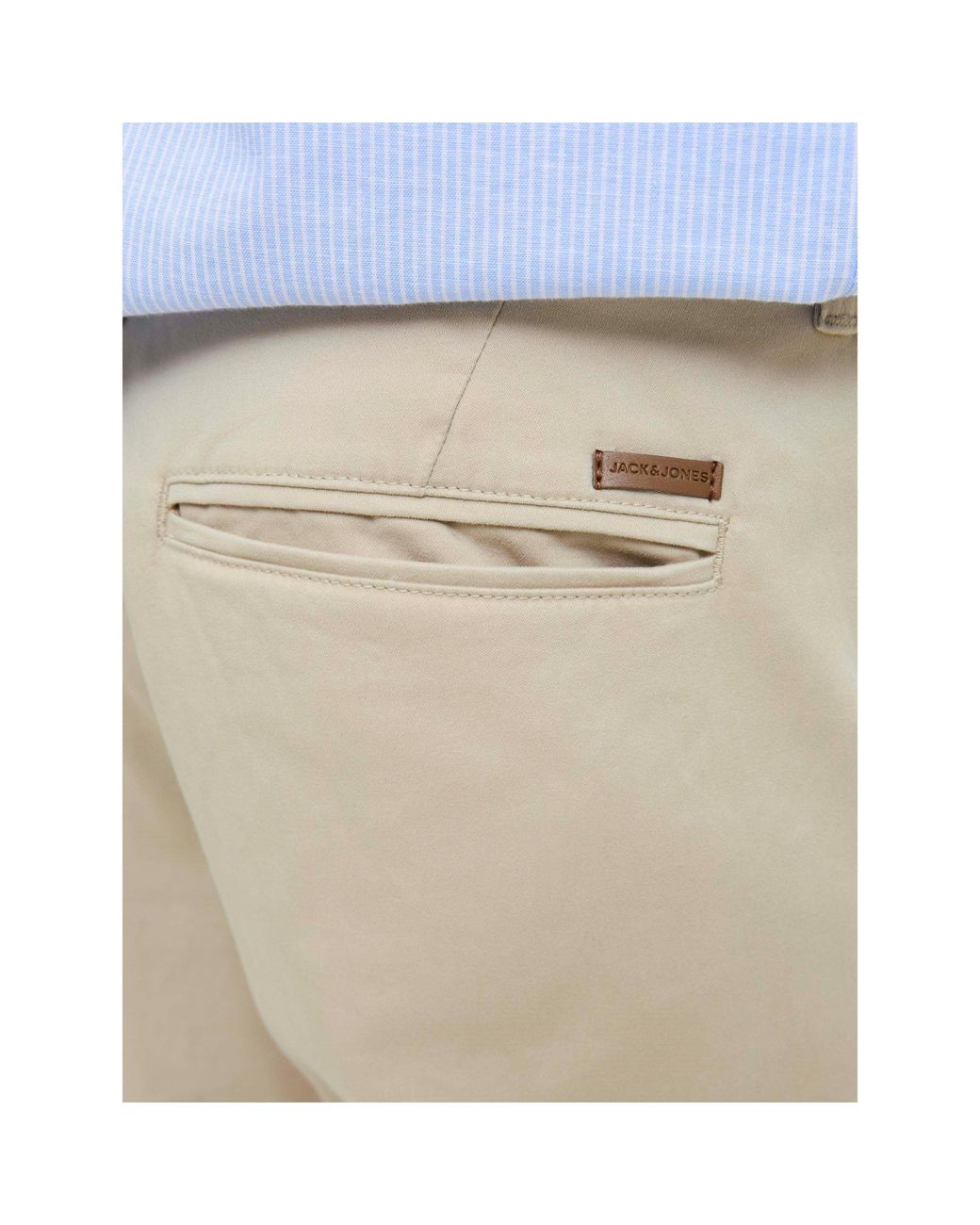 Jack & Jones Natural Marco Bowie Chinos for men