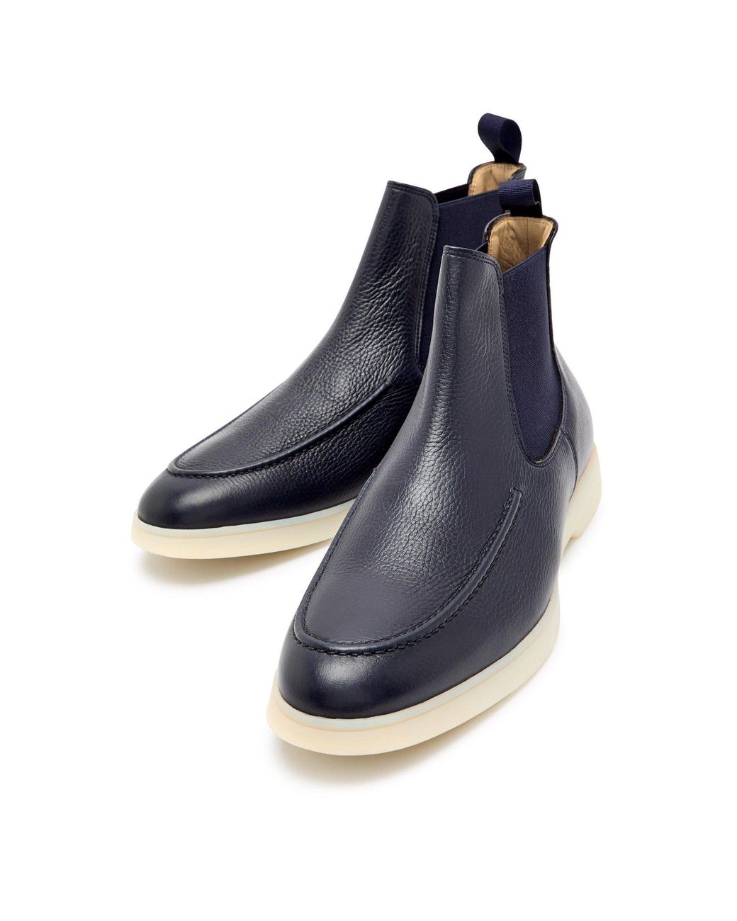 Aurélien Blue City Chelsea Boot Grain Leathe for men