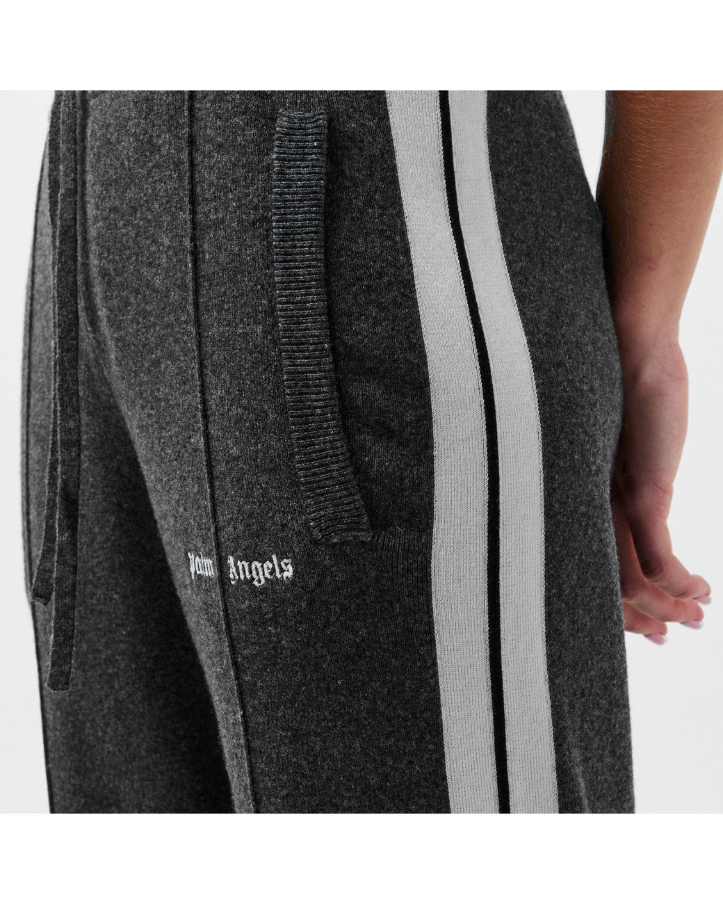 Palm Angels Gray Woven Relaxed Fit Joggers