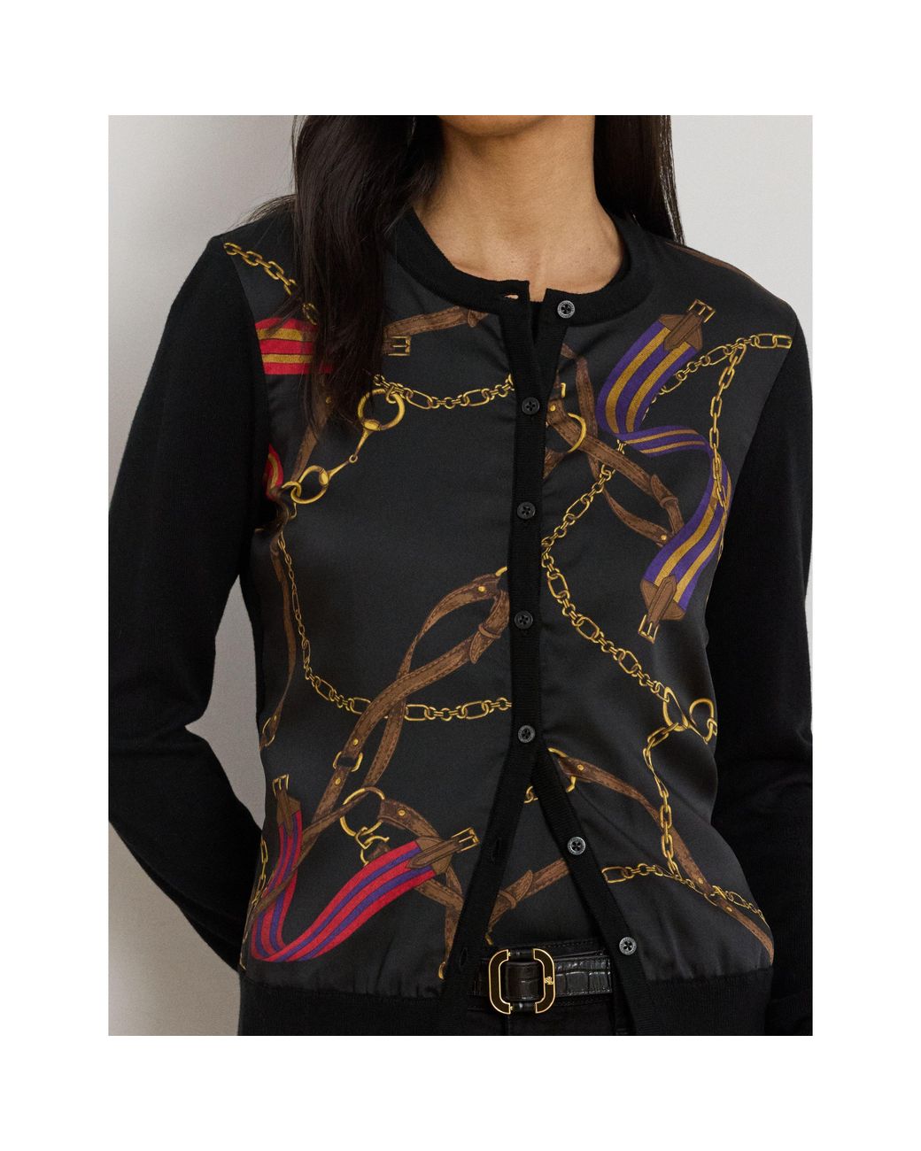 Ralph Lauren Black Ofryah Crew Neck Jumper