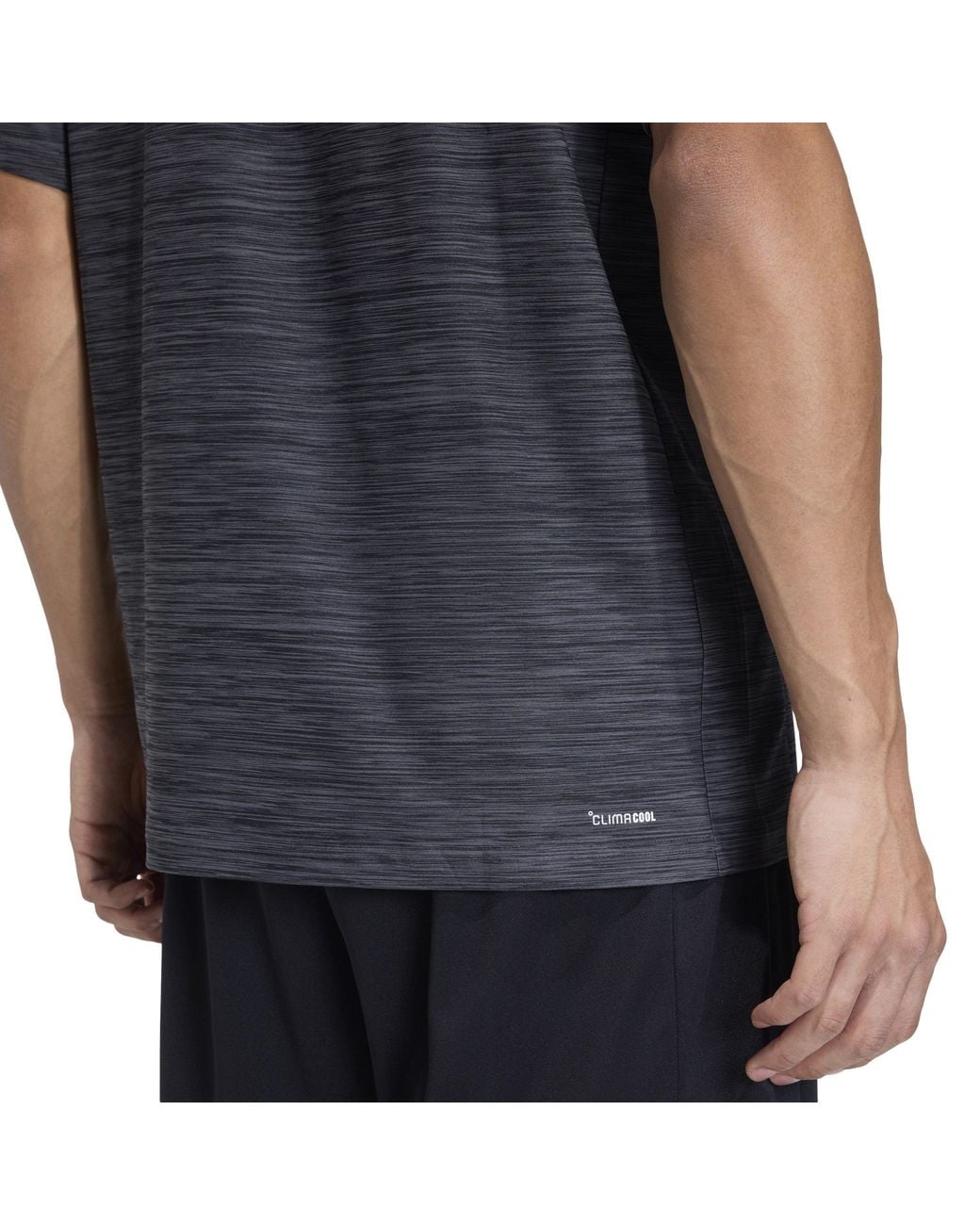 Adidas Black Train Essentials Stretch Training T-Shirt for men
