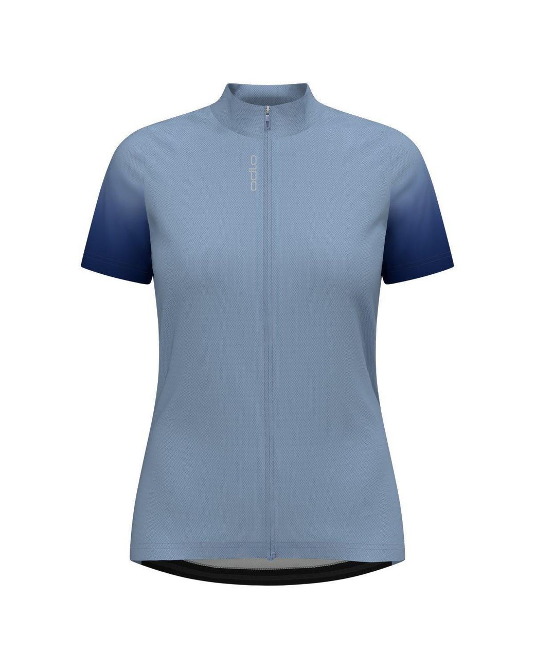Odlo Blue Short-Sleeve Cycling Jersey