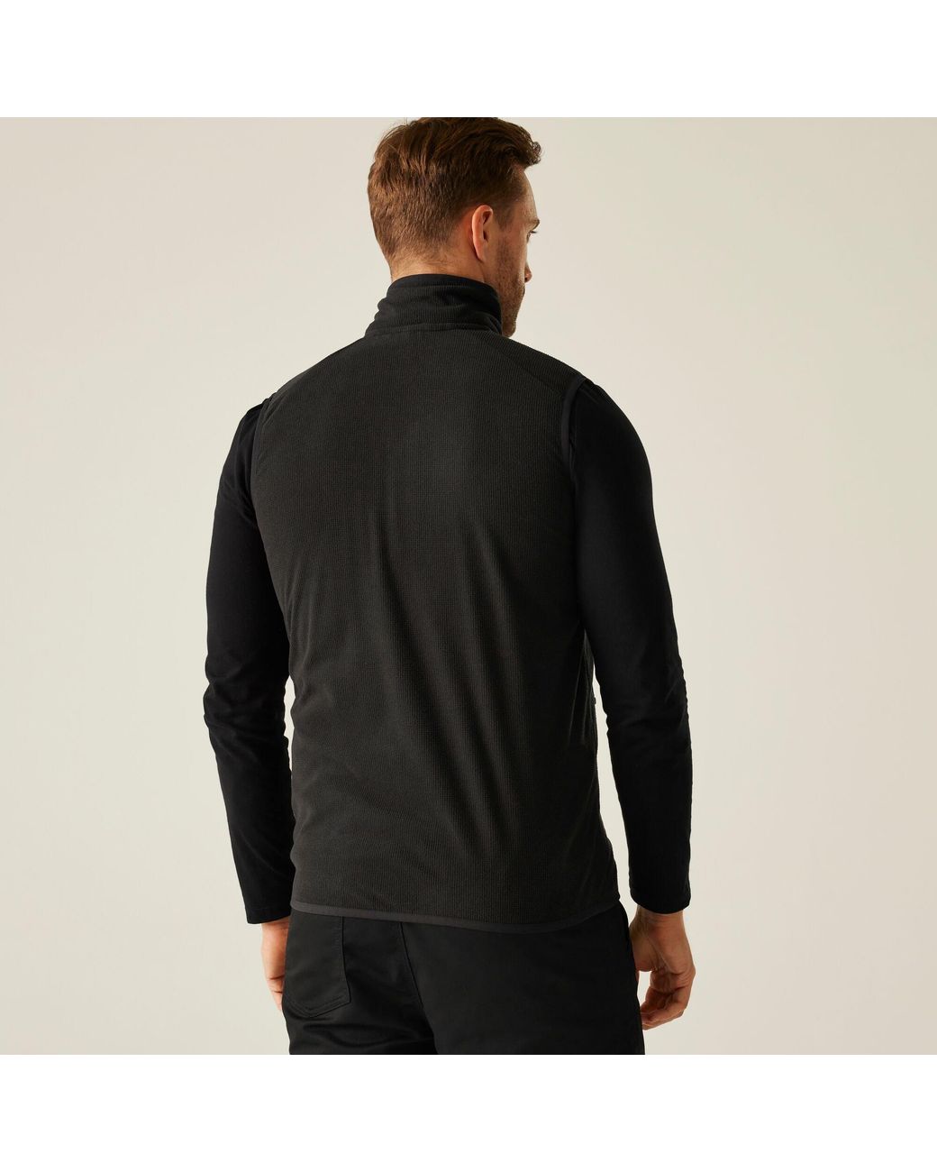 Regatta Black Navigate Fleece Bodywarmer for men