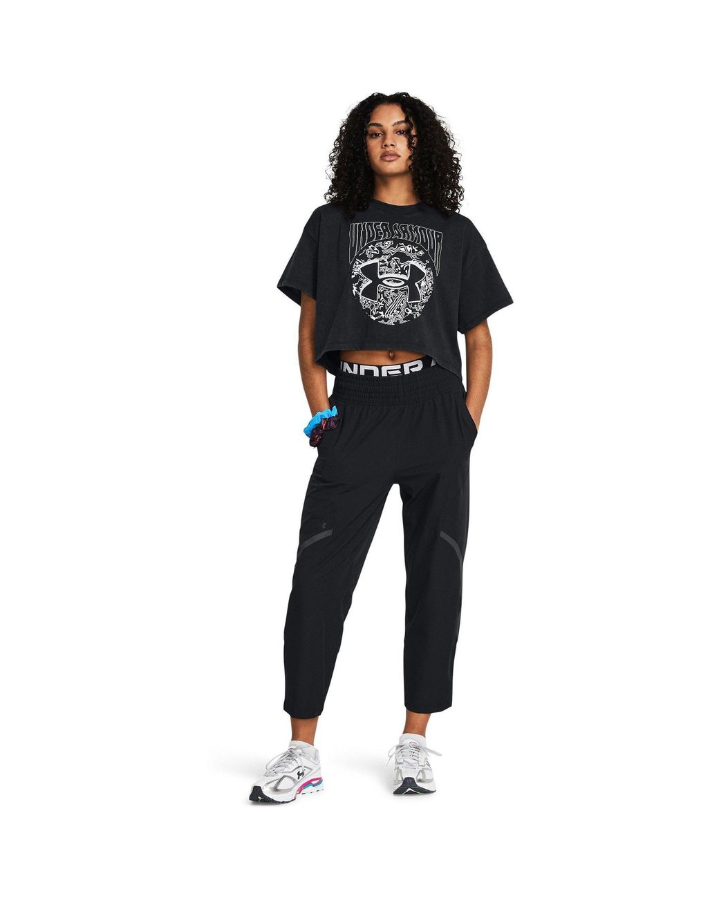 Under Armour Blue Unstoppable Ankle Pant Tracksuit Bottom