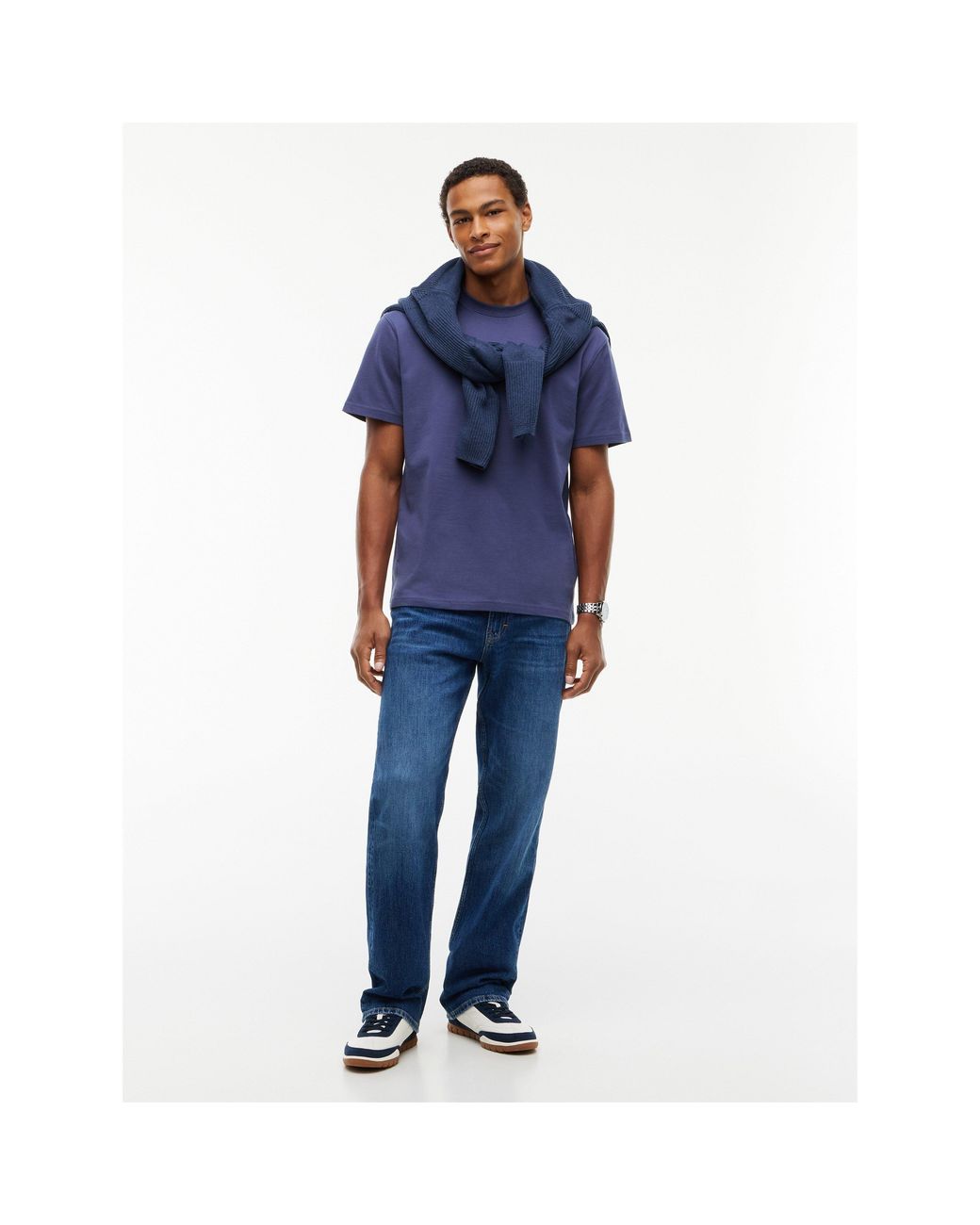 Tommy Hilfiger Blue Original Crew Neck Tee for men