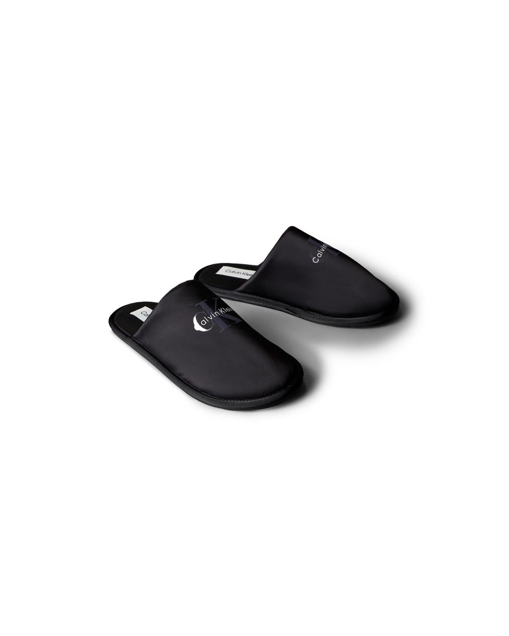 Calvin Klein Black Ck Mono Mule Slippers for men