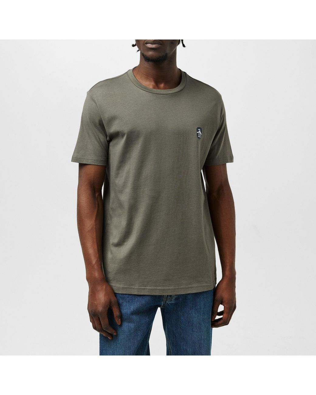 Original Penguin Green Basic T-Shirt for men