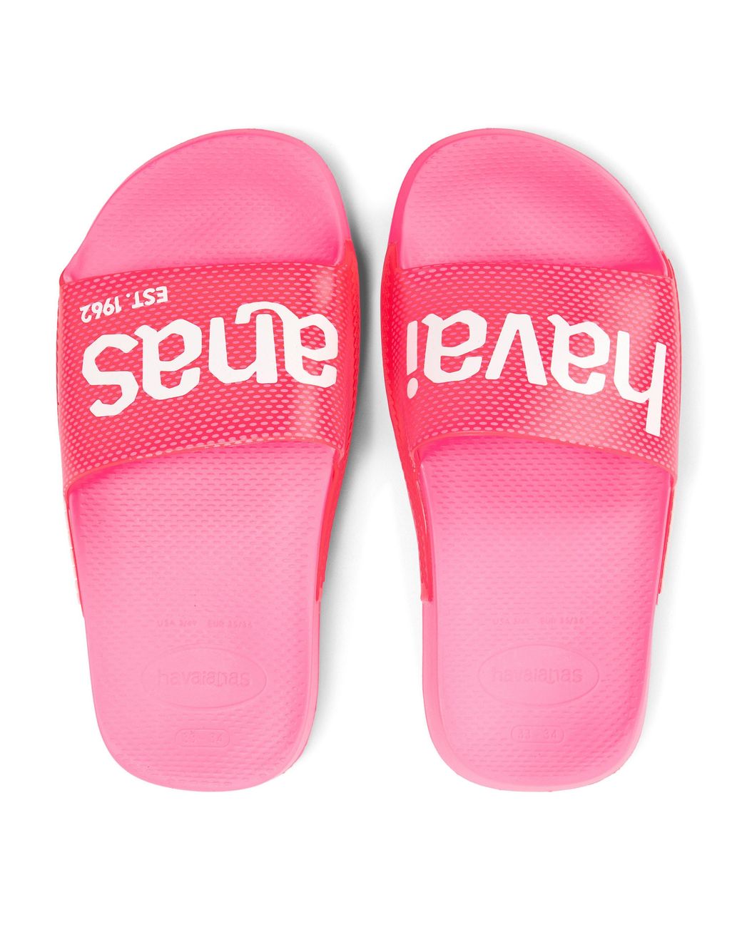 Havaianas Pink Slide Flip Flops