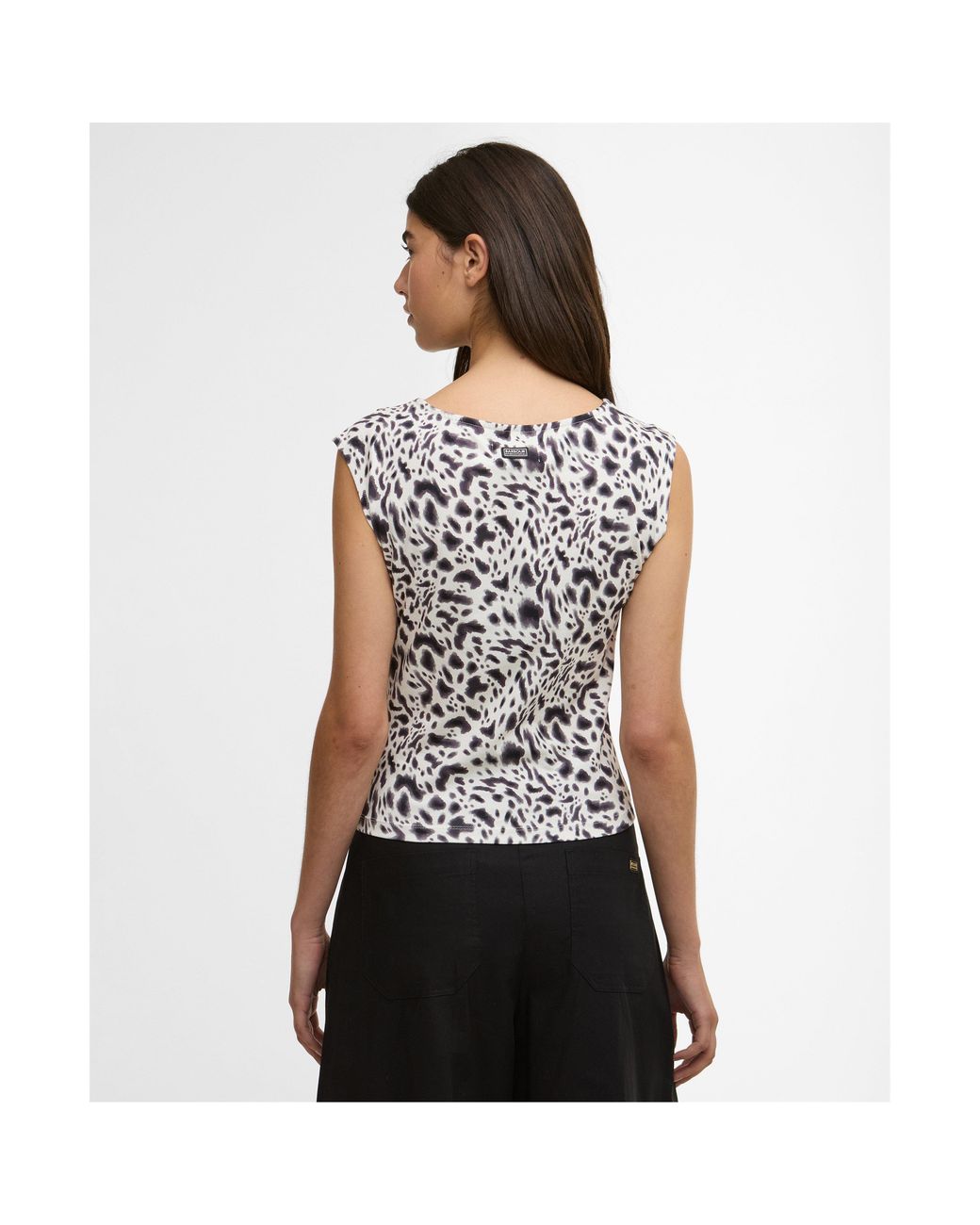 Barbour Black Sleeveless Shirt