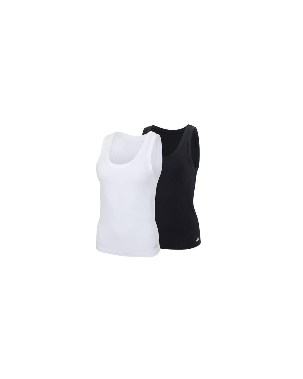 Adidas Black Sport Active Modal Comfort Tank Tops (2-Pack)