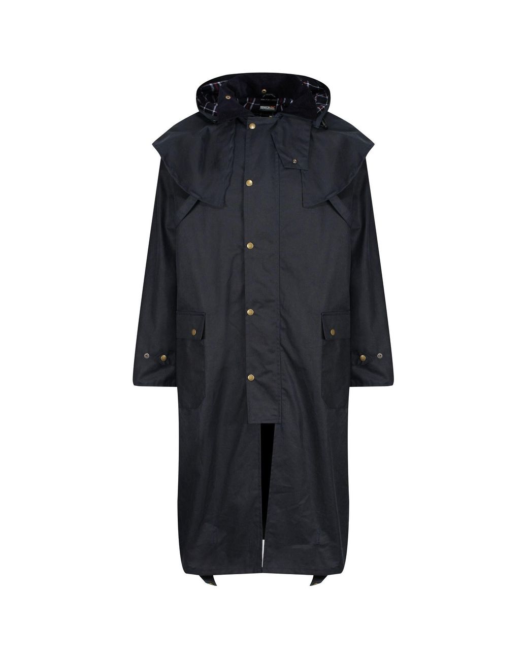 Regatta Black Cranbrook Wax Cotton Riding Quilted Jacket for men