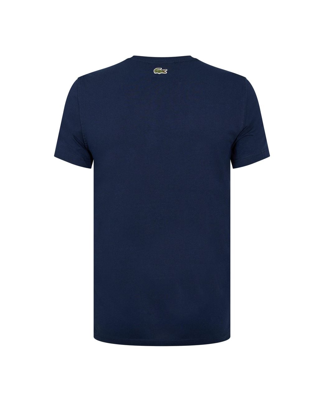 Lacoste Blue Large Croc Regular Fit T-Shirt for men