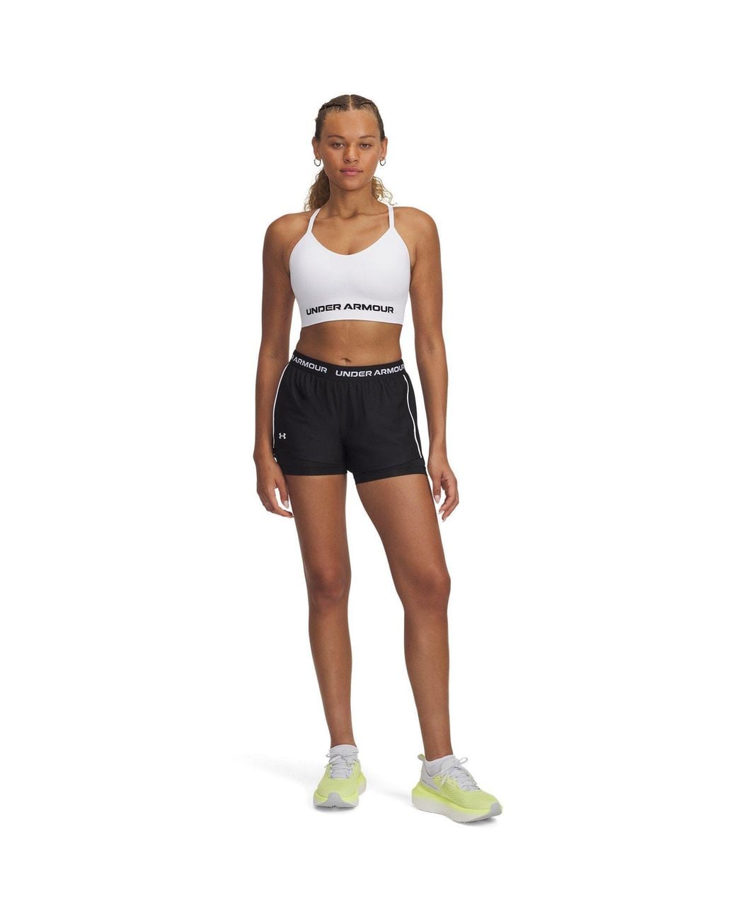 Under Armour Black Tech Play Up 2-In-1 Shorts