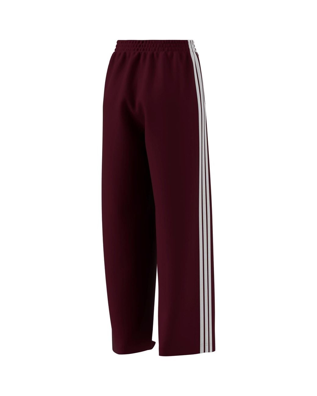 Adidas Red S Stadium 3 Stripes Track Pant Ruby 12-14