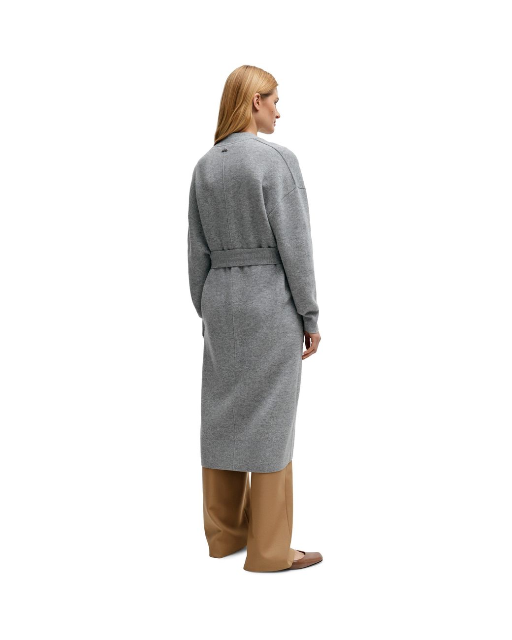 Boss Gray Febrana Knitted Top