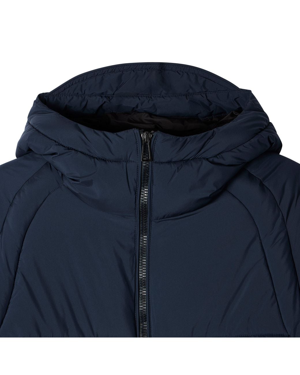 Paul Smith Blue Down Raglan Medium Puffer Jacket for men
