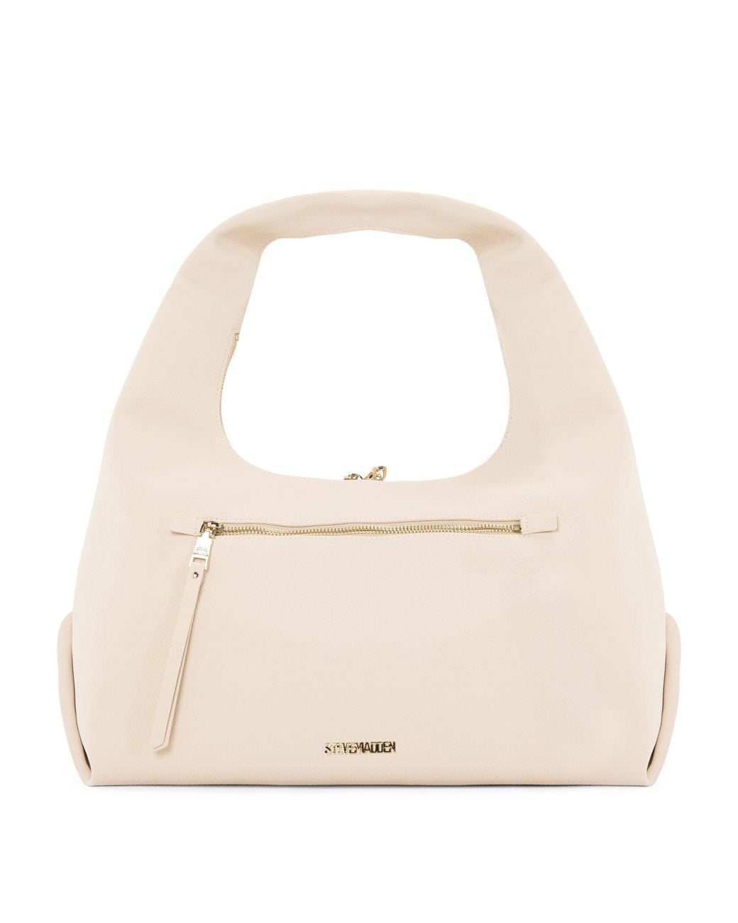 Steve Madden Natural Biva-V Faux Leather Shoulder Bag