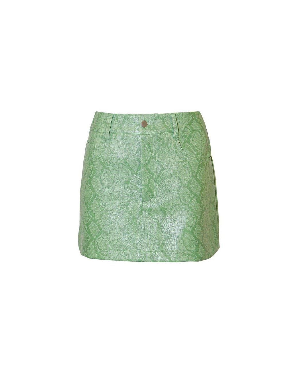 Amy Lynn Green Mini Skirt