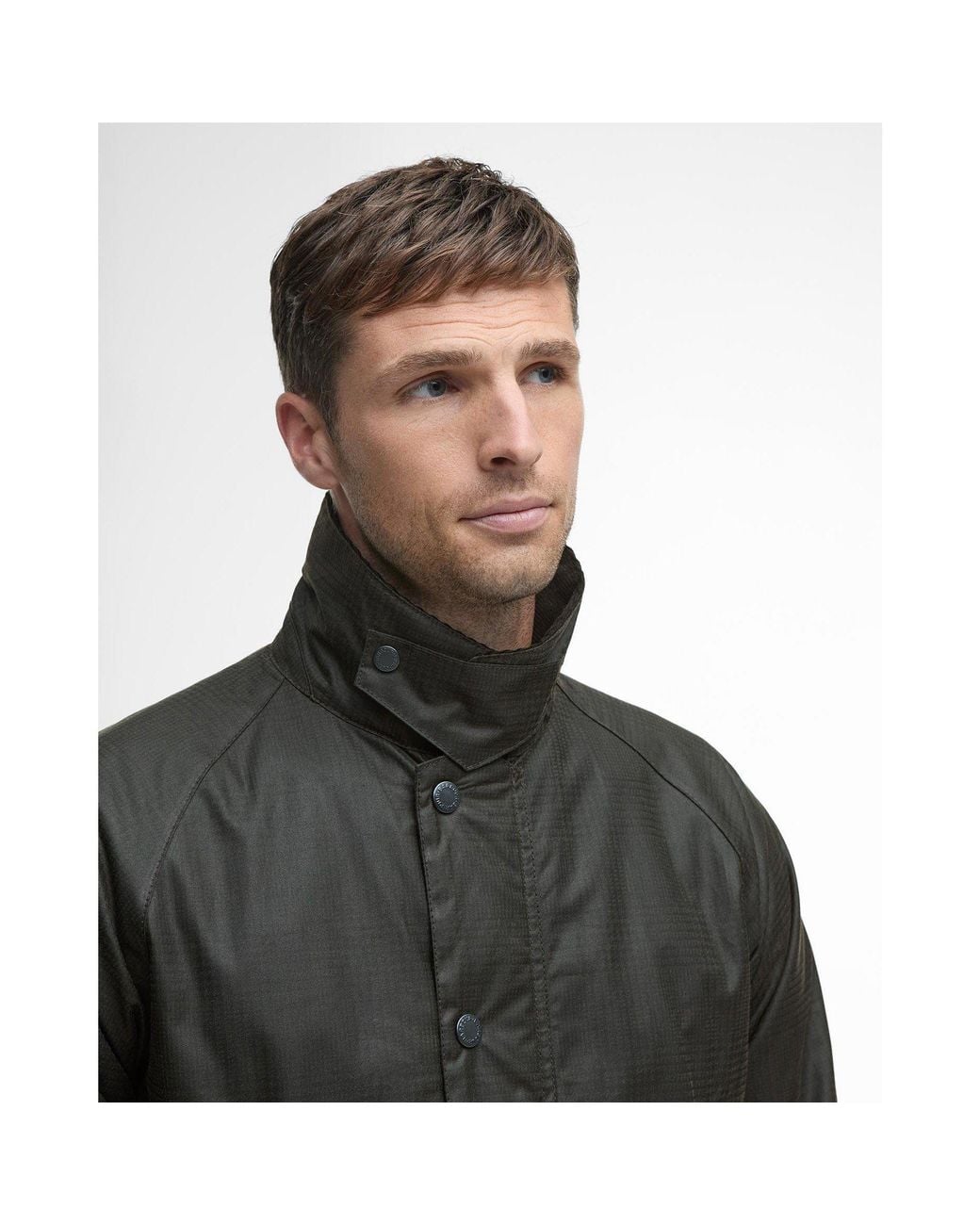 Barbour Black Modern Beaufort Waxed Jacket for men