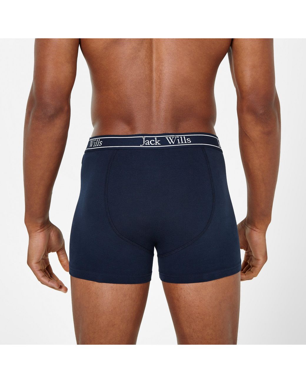 Jack Wills Blue Jw Daundley Boxers 3 Pack for men