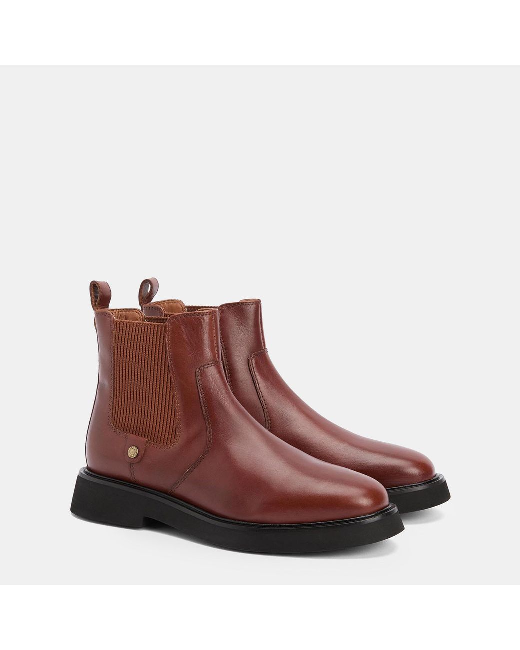 Barbour Brown Delfina Chelsea Boots