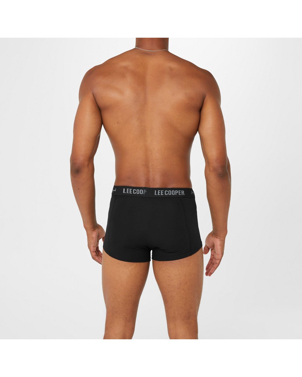 Lee Cooper Black Essential Boxer Trunk 5-Pack for men