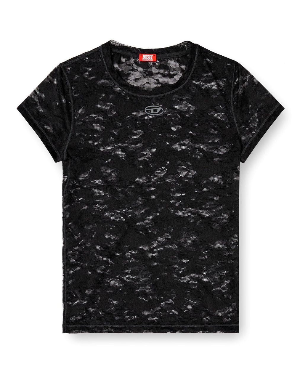 DIESEL Black Kasia Camo Slim Fit T-Shirt