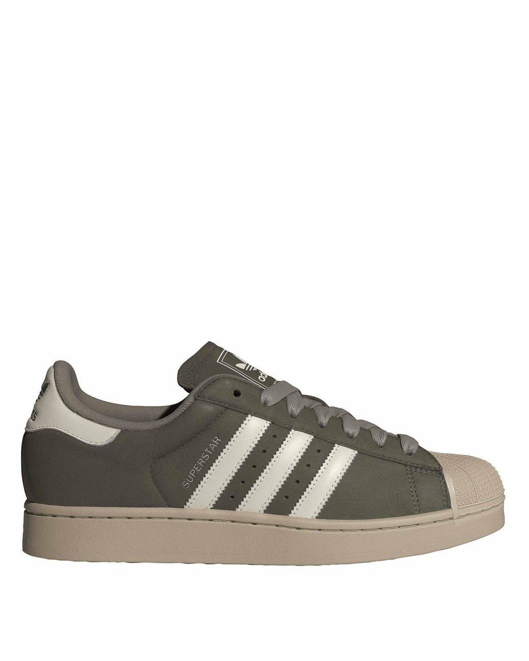 Adidas Originals Brown Superstar Ii Leather Low-Top Trainers
