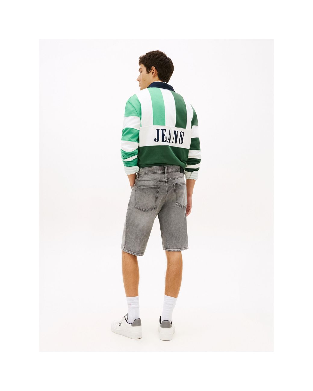 Tommy Hilfiger Gray Ronnie Denim Shorts for men