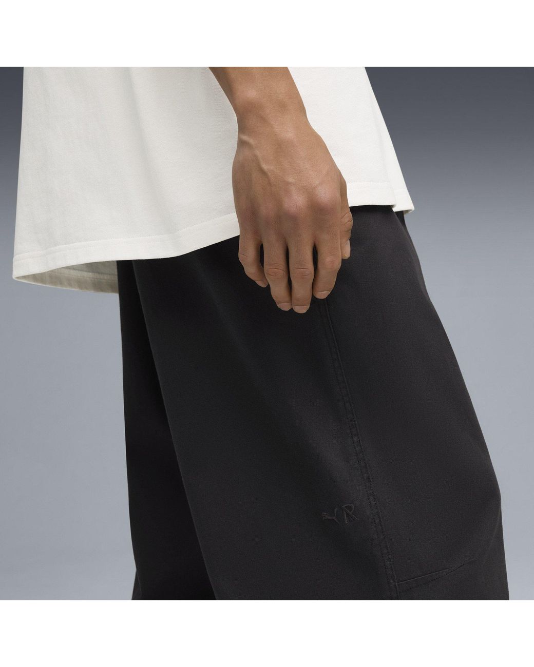 PUMA X REPRESENT Black Relaxed Trousers for men