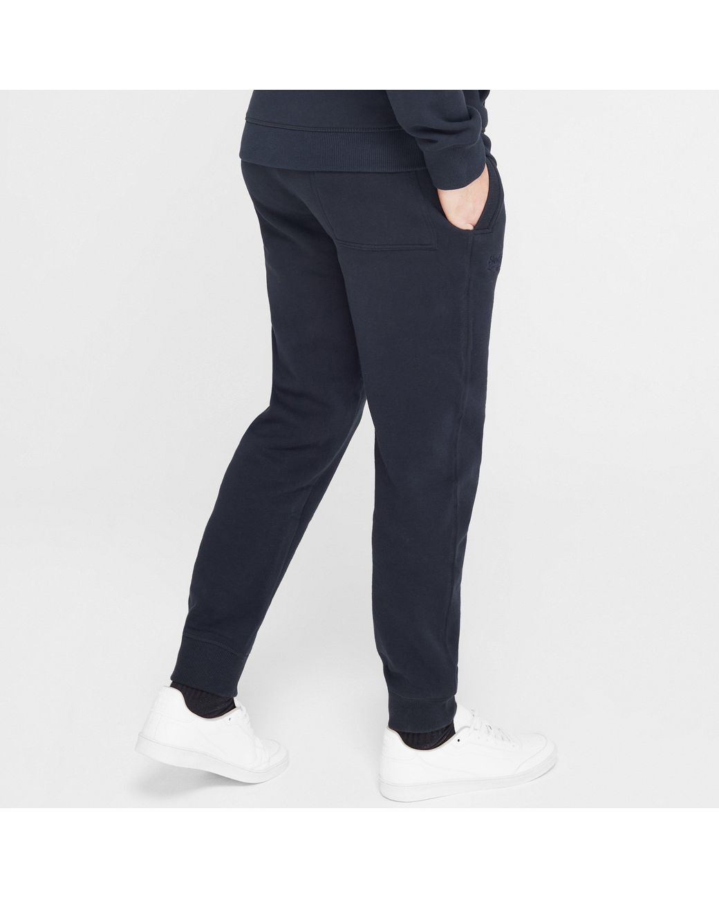 Superdry Blue Basic Jogging Pants for men