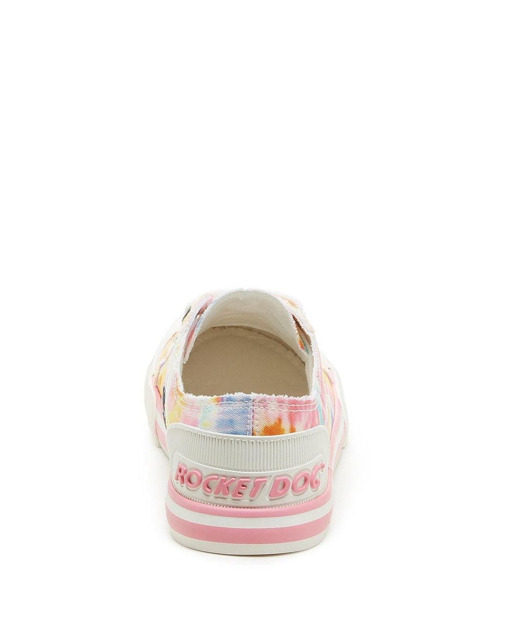 Rocket Dog Pink Jazzin Tucker Tie Dye Canvas Trainers