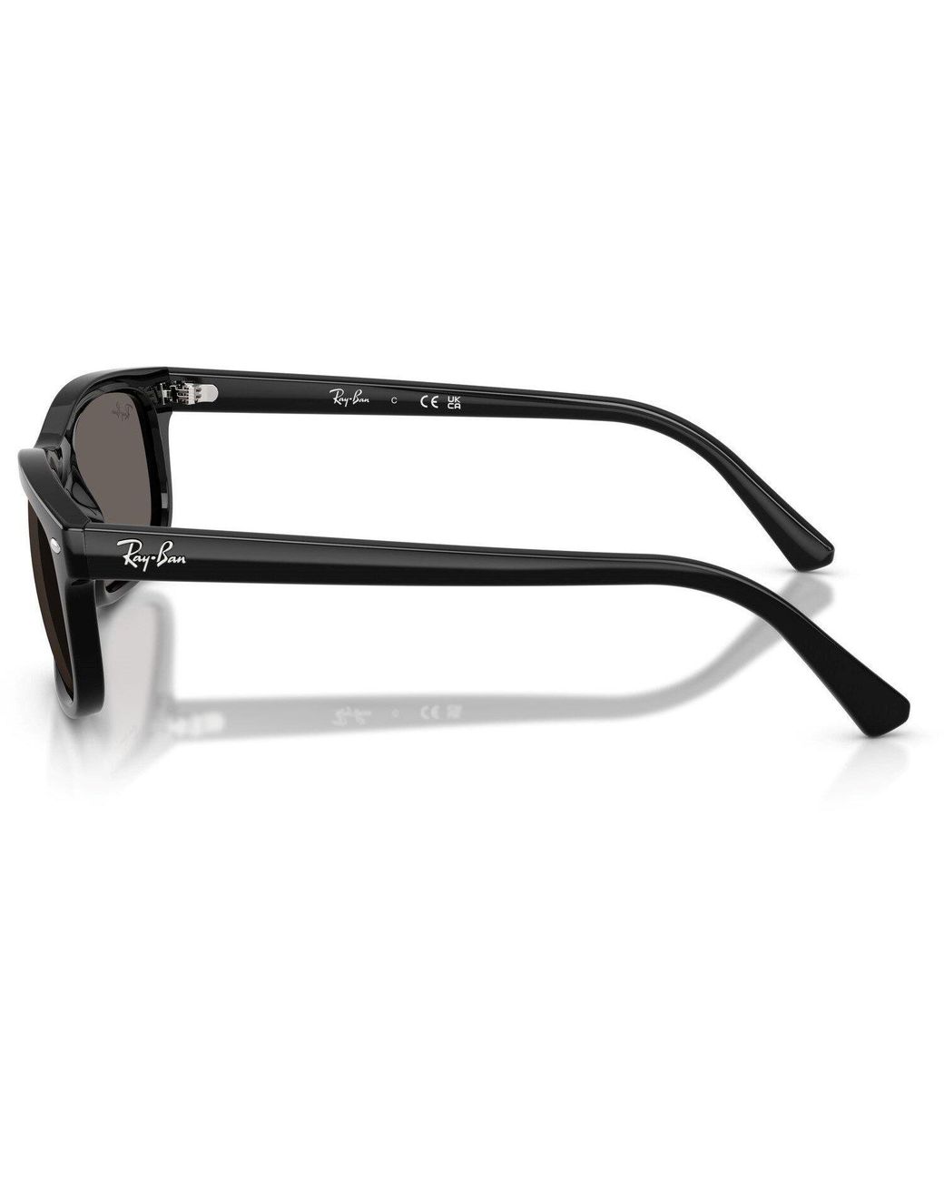 Ray-Ban Gray 0Rb2224 Rectangle Sunglasses