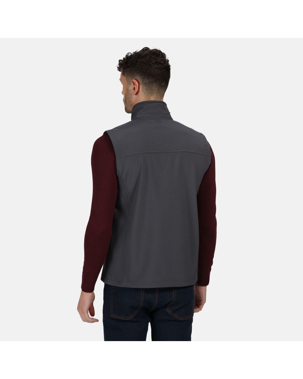 Regatta Blue Flux Softshell Gilet for men