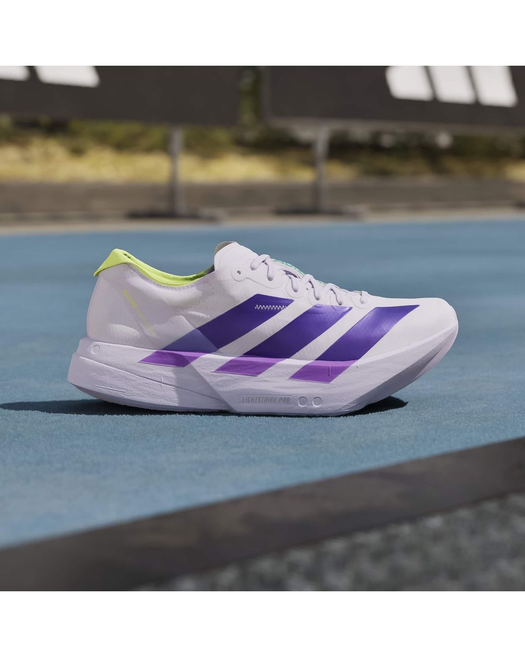 Adidas Purple Adios Pro 4 Road Running Shoes