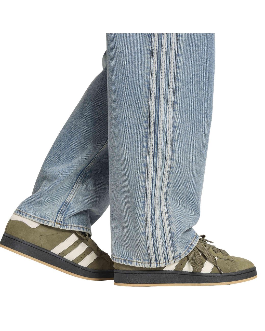 Adidas Originals Blue Firebird Cotton Joggers for men