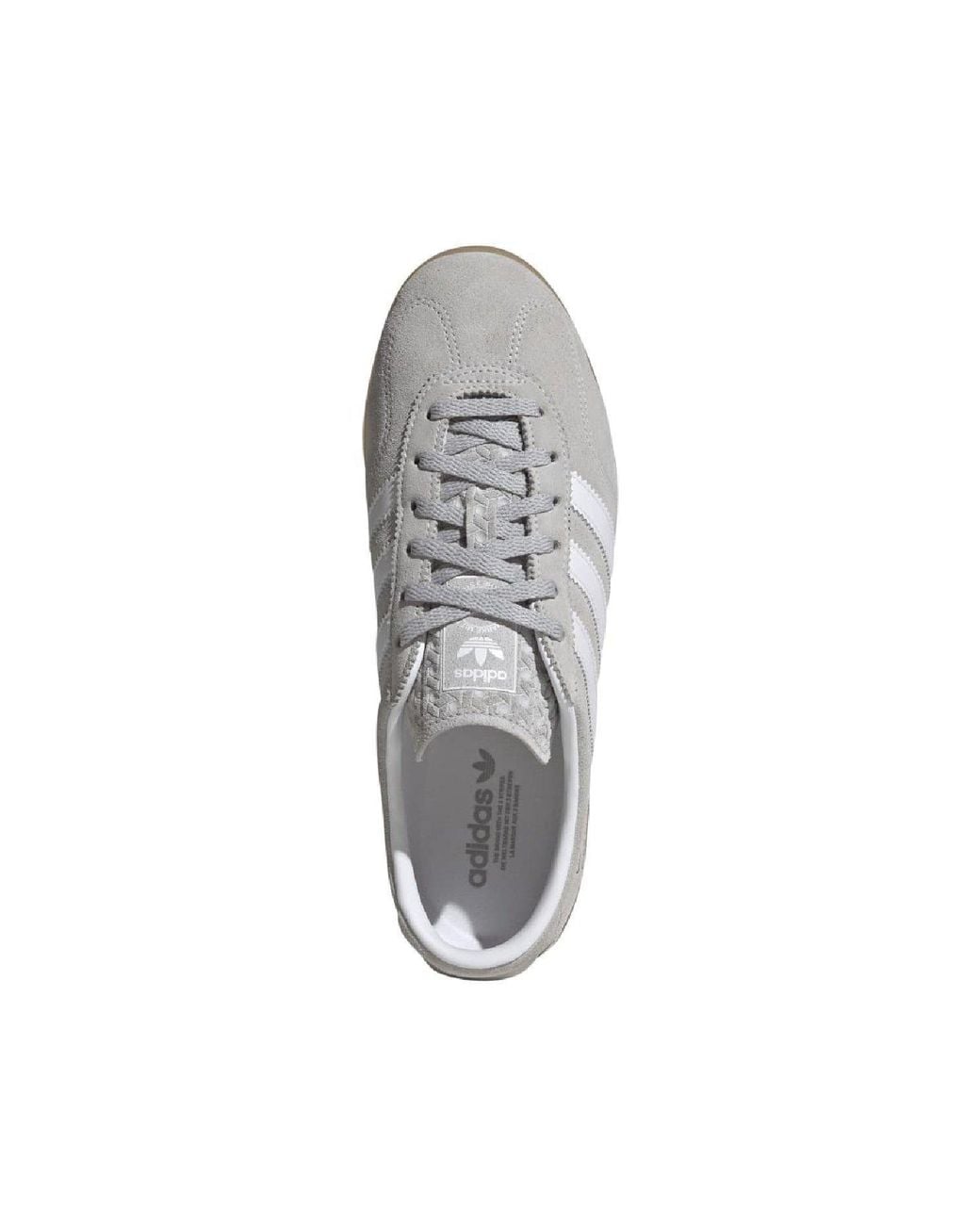 Adidas Originals Gray Gazelle Lo Pro Trainers