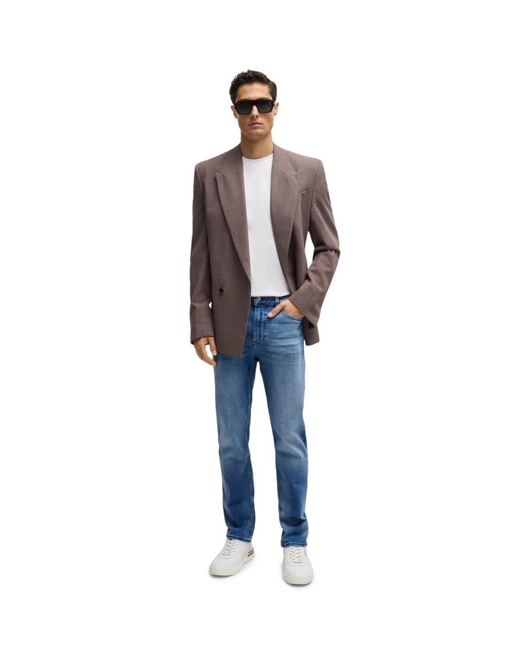 Boss Blue Hbb Delaware3Slm Slim-Fit Jeans for men