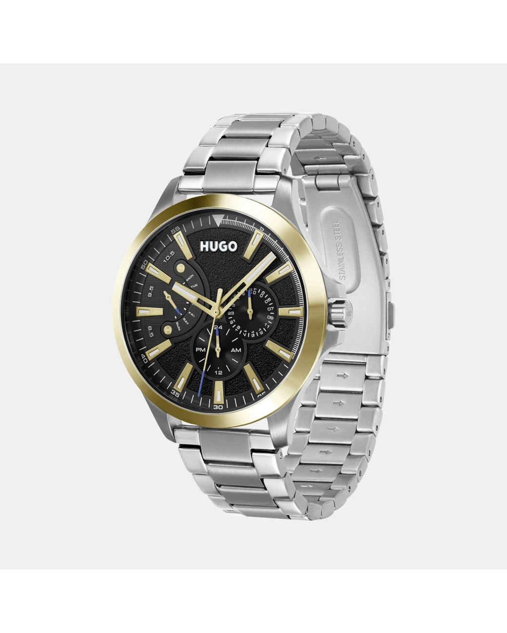 HUGO Metallic Gents #Leap Bracelet Watch for men
