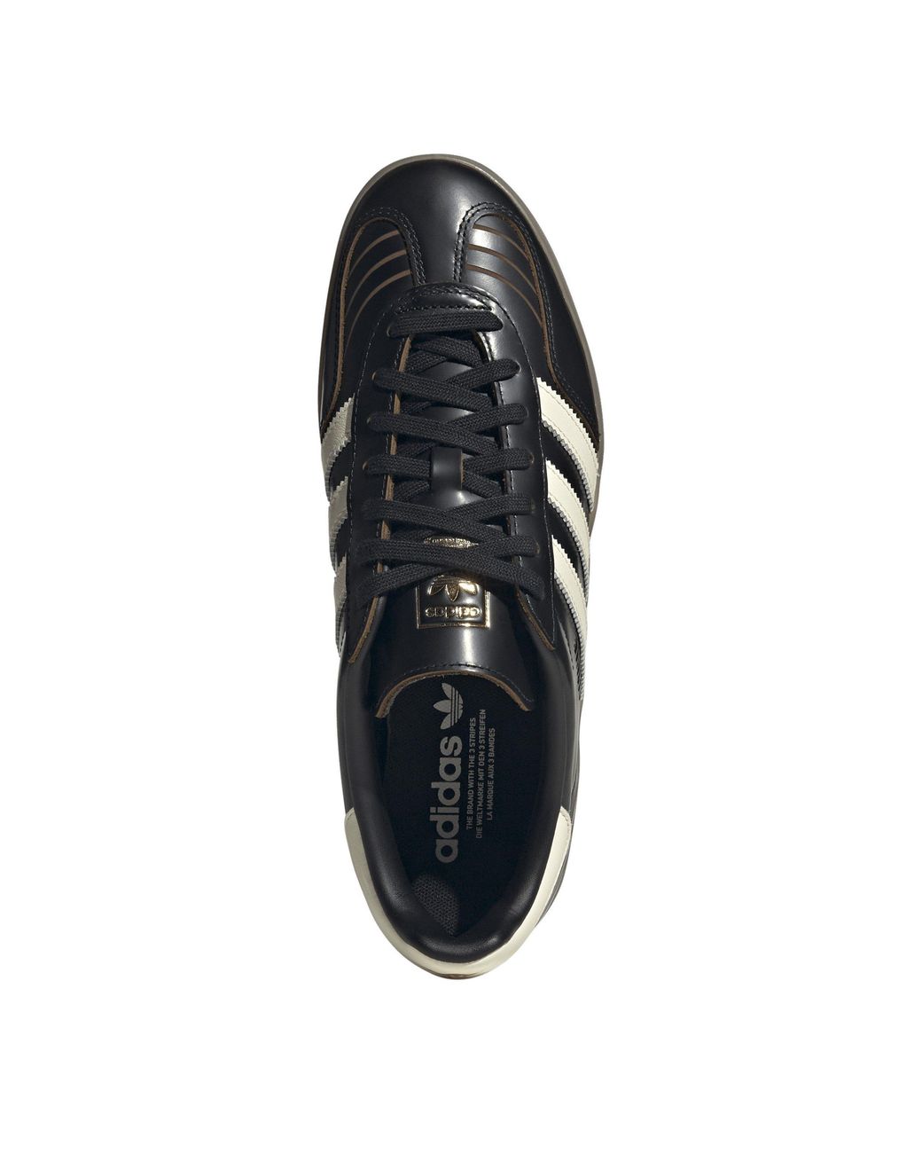 Adidas Originals Black Gazelle Indoor Sneakers for men
