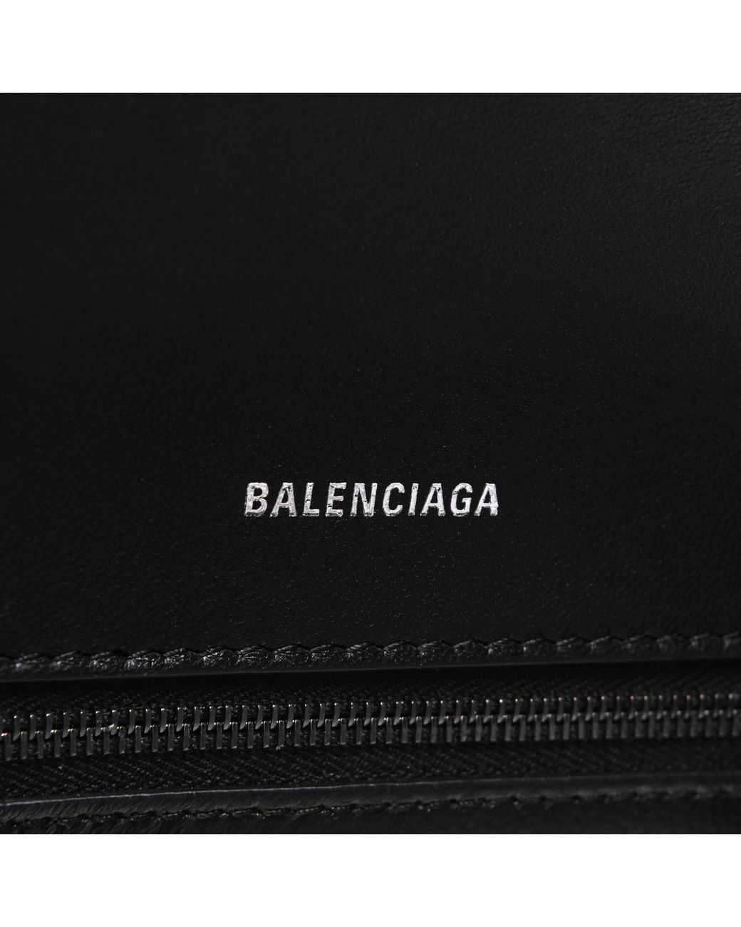 Balenciaga Black Hourglass Small Crocodile Handbag
