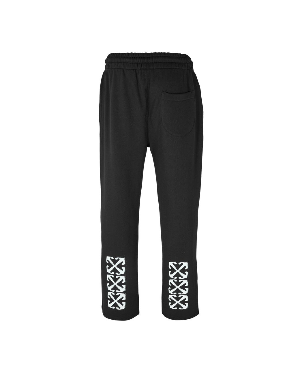 Off-White c/o Virgil Abloh Black Arrow Fleece Closed Hem Joggers for men