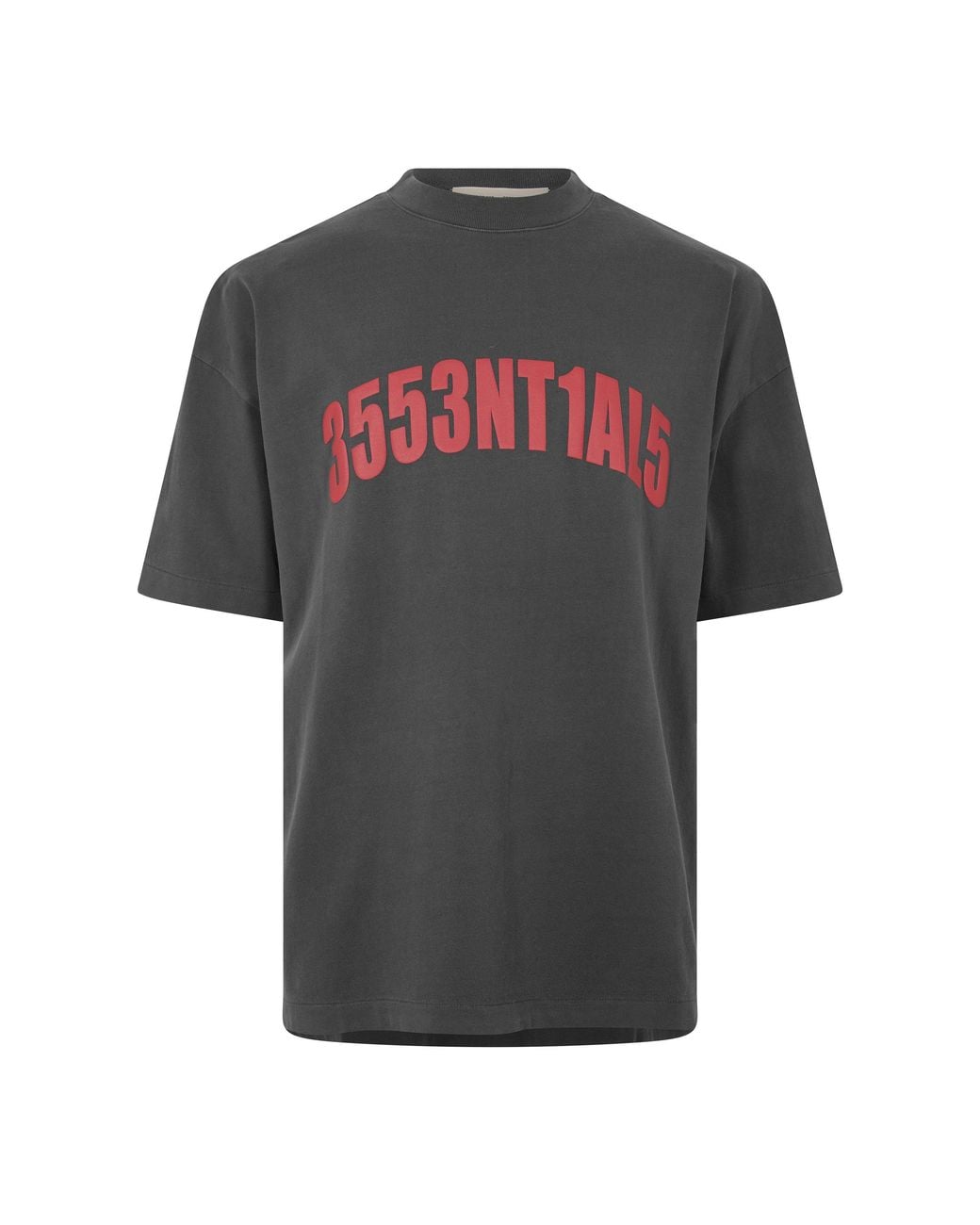 Fear Of God Gray Chicago Cotton Short-Sleeve Oversized T-Shirt for men
