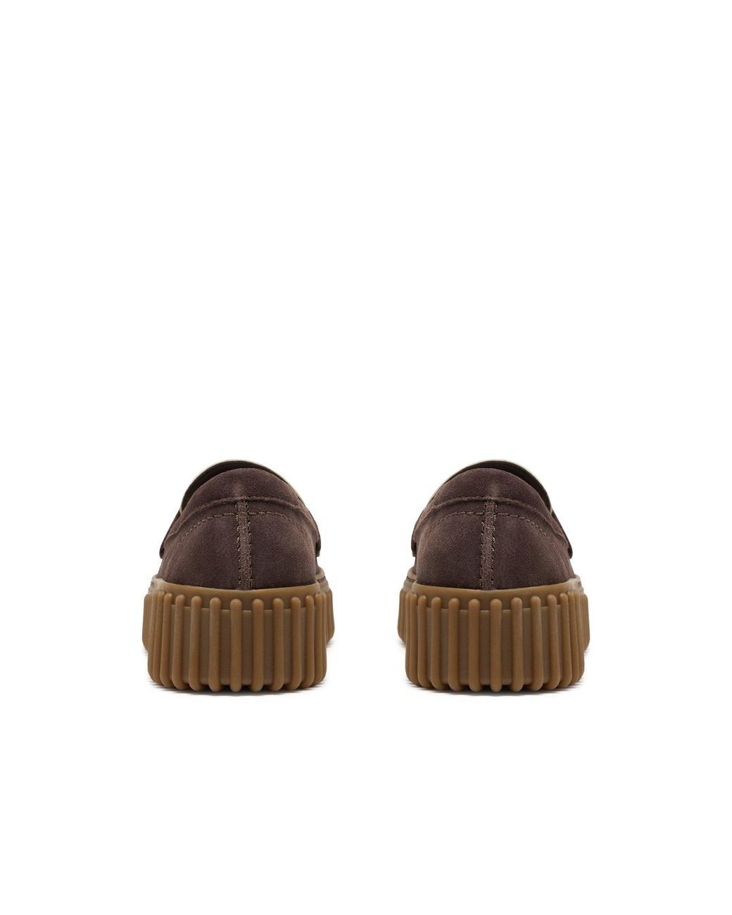 Clarks Brown Torhill Penny Leather Loafers