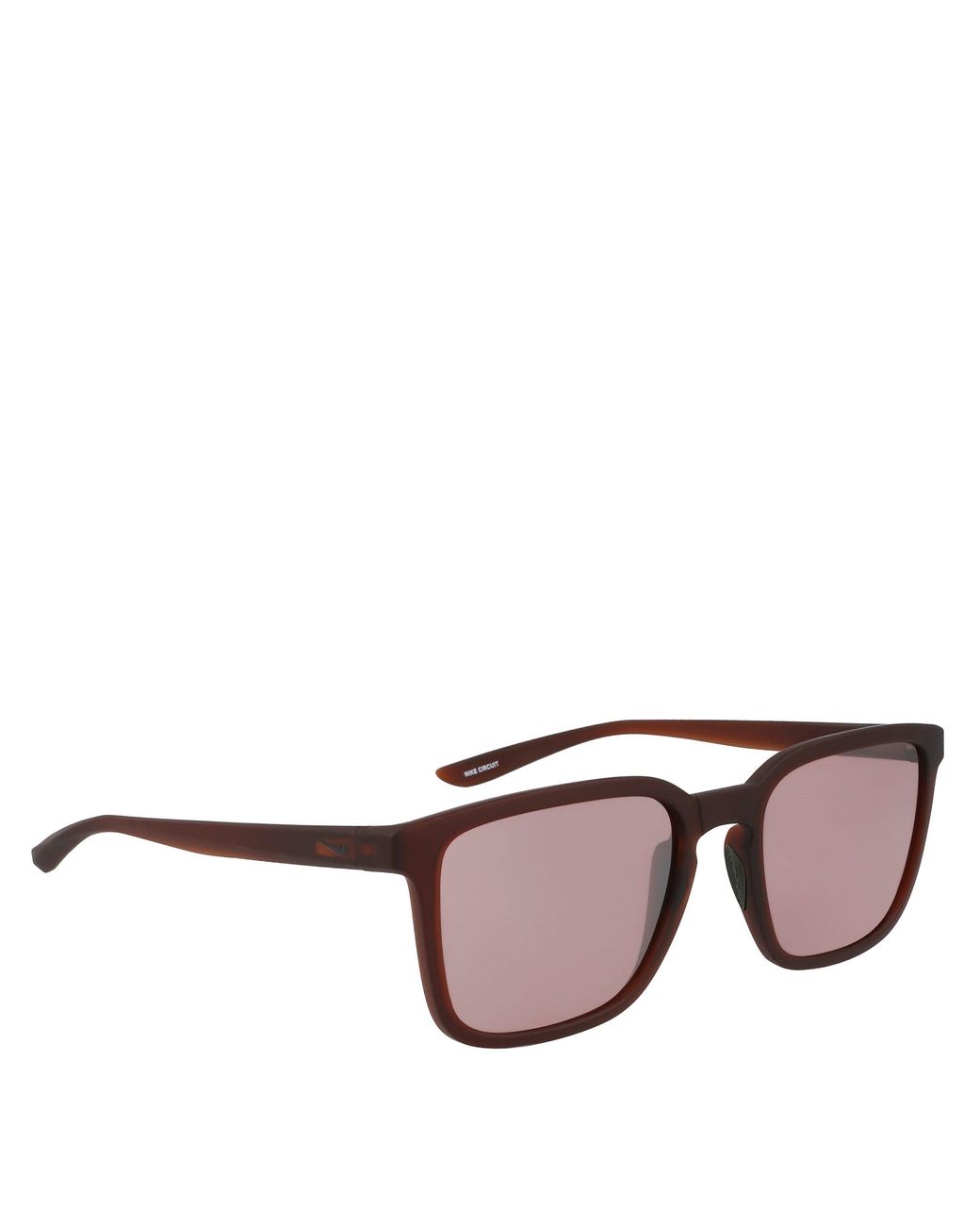 Nike Brown Circuit Mi Square Sunglasses