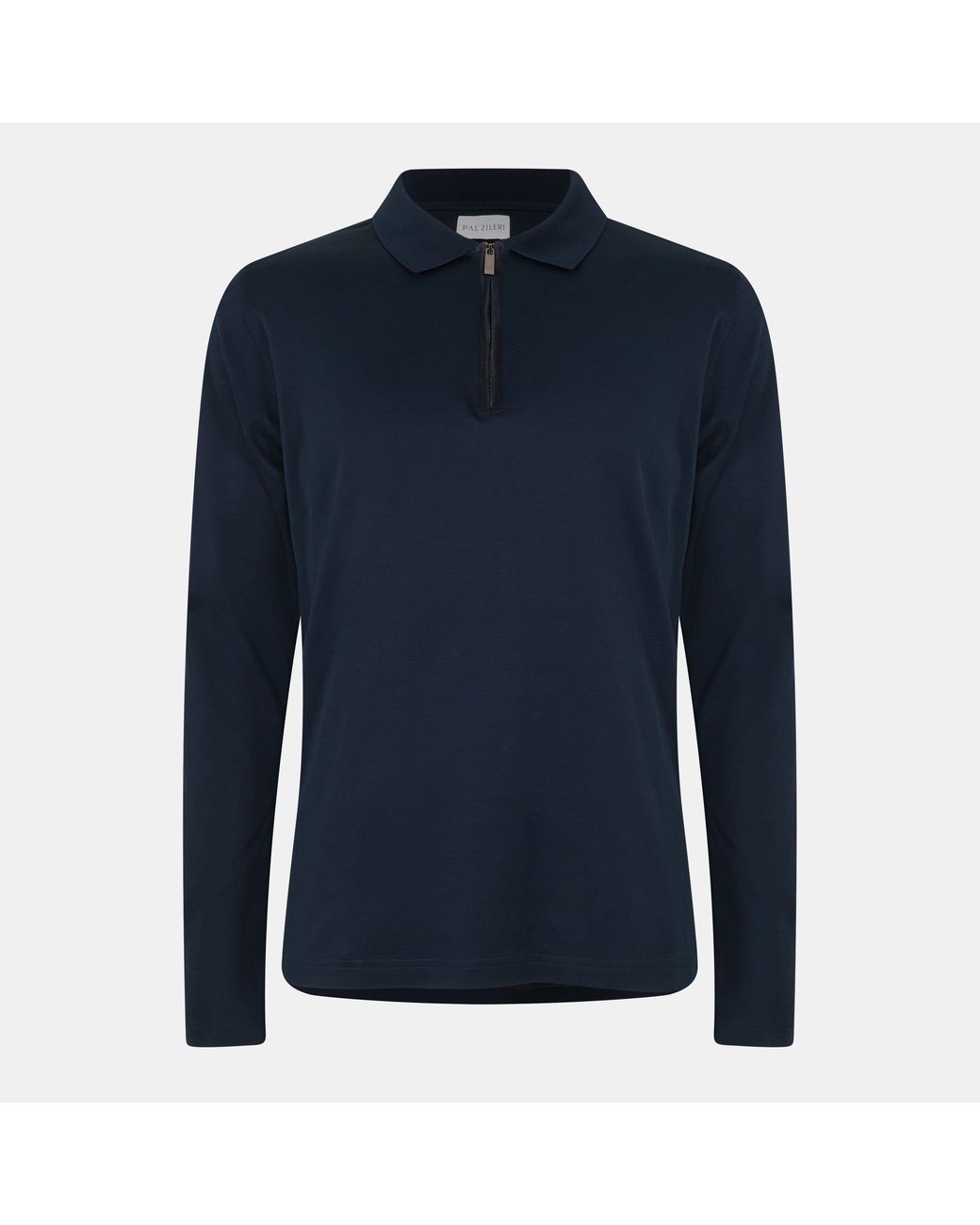 Pal Zileri Blue Long Sleeve Polo Shirt for men